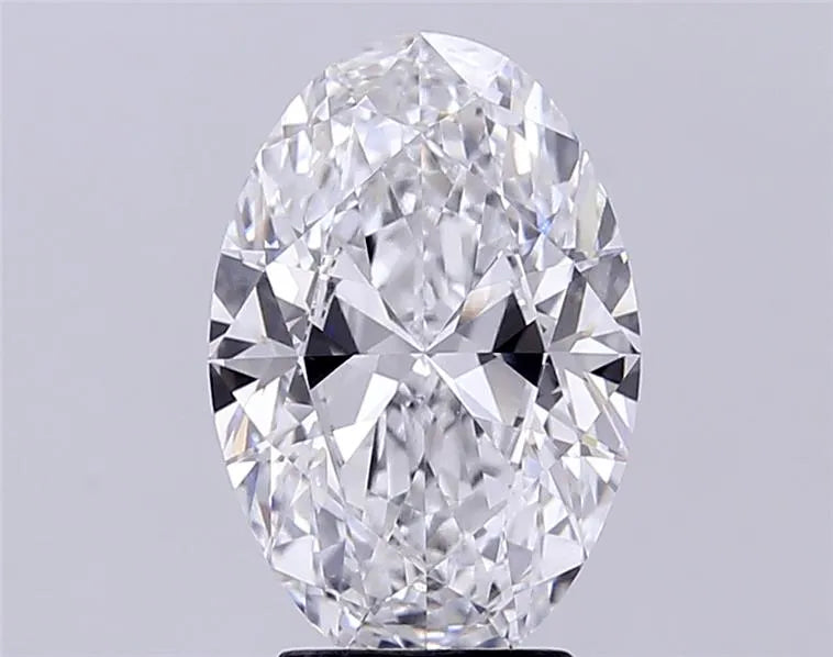 3.71ct Oval Lab Grown Diamond (Colour D, Clarity VVS2, IGI Certified)