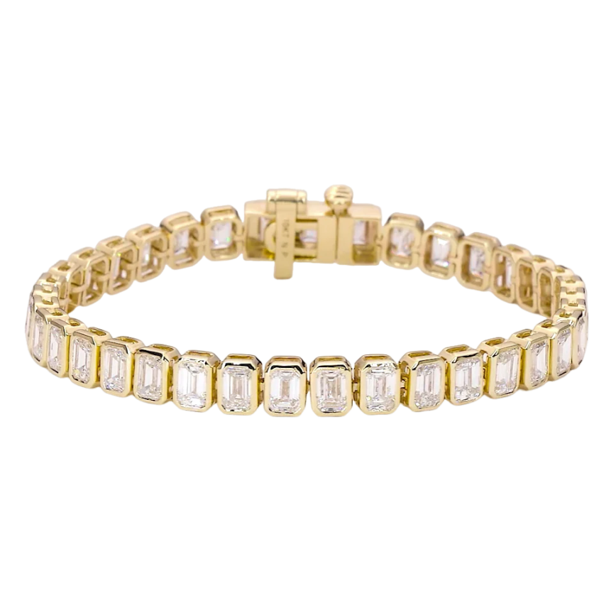 Champagne diamond tennis bracelet 2025