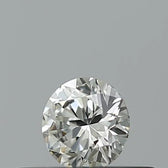0.18ct Round Natural Diamond (Colour G, Clarity IF, Cut EX, IGI Certified)