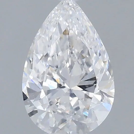 0.50ct Pear Natural Diamond (Colour D, Clarity VS2, Cut VG, IGI Certified)