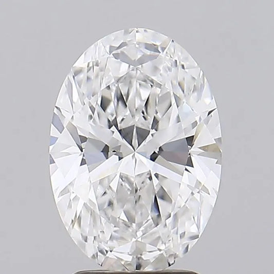 1.80ct Oval Lab Grown Diamond (Colour D, Clarity VS1, IGI Certified)