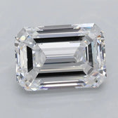 1.83ct Emerald Lab Grown Diamond (Colour D, Clarity FL, IGI Certified)