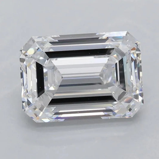 1.83ct Emerald Lab Grown Diamond (Colour D, Clarity FL, IGI Certified)