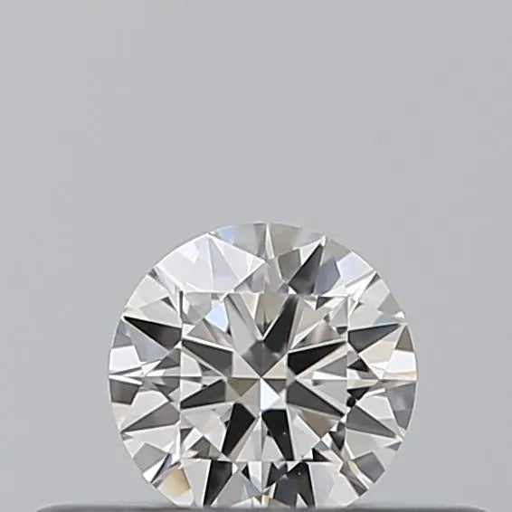 0.18ct Round Natural Diamond (Colour F, Clarity VVS1, Cut EX, IGI Certified)