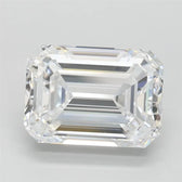 2.00ct Emerald Lab Grown Diamond (Colour D, Clarity FL, IGI Certified)