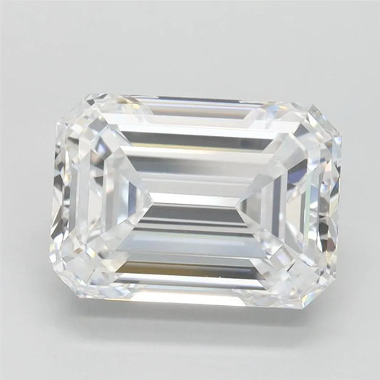2.00ct Emerald Lab Grown Diamond (Colour D, Clarity FL, IGI Certified)