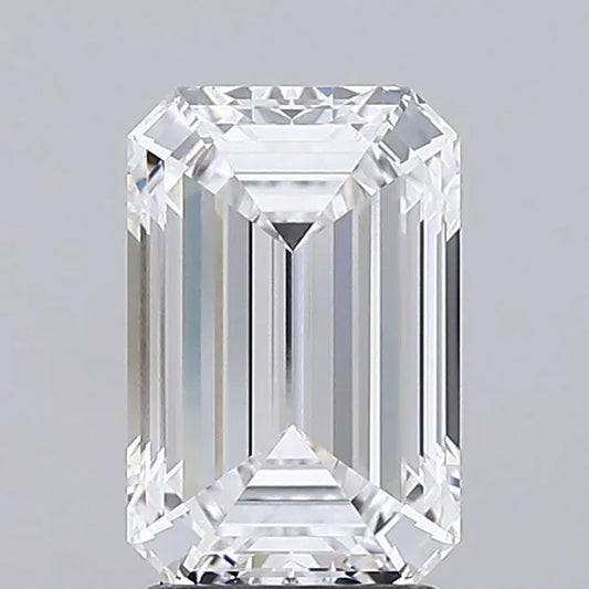 2.57ct Emerald Lab Grown Diamond (Colour D, Clarity VVS1, GIA Certified)