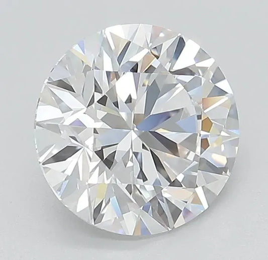 2.95ct Round Lab Grown Diamond (Colour D, Clarity IF, Cut EX, IGI Certified)