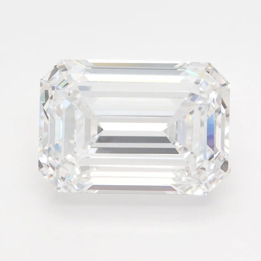 3.00ct Emerald Lab Grown Diamond (Colour D, Clarity VVS1, IGI Certified)