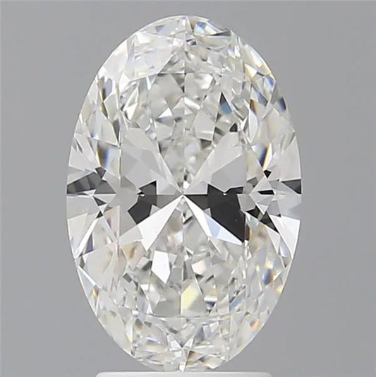 3.00ct Oval Lab Grown Diamond (Colour E, Clarity VVS2, IGI Certified)