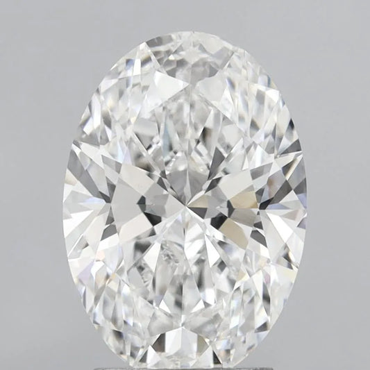 3.02ct Oval Lab Grown Diamond (Colour E, Clarity VVS2, IGI Certified)