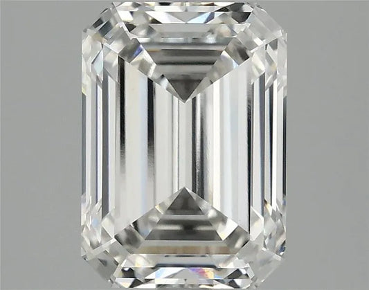 3.06ct Emerald Lab Grown Diamond (Colour G, Clarity VVS2, IGI Certified)