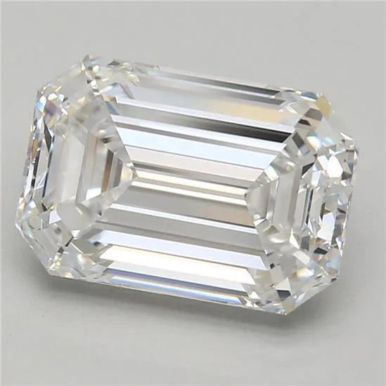 4.76ct Emerald Lab Grown Diamond (Colour E, Clarity IF, GIA Certified)
