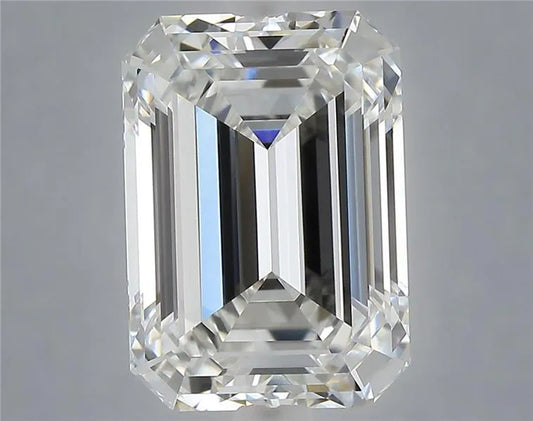 4.98ct Emerald Lab Grown Diamond (Colour F, Clarity VS1, Uncertified)