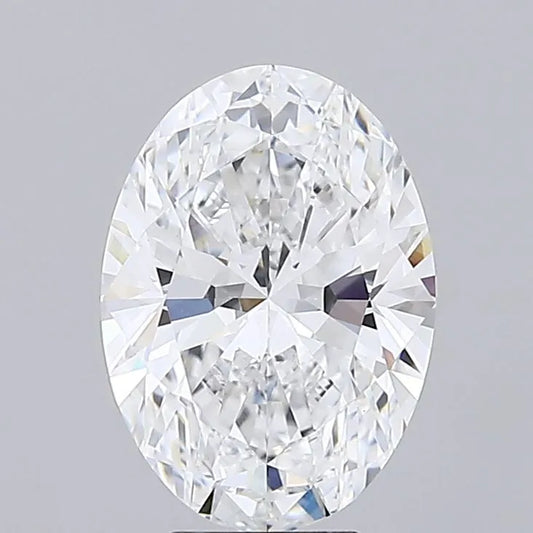 5.01ct Oval Lab Grown Diamond (Colour F, Clarity VS1, IGI Certified)