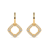 Frame diamond earrings