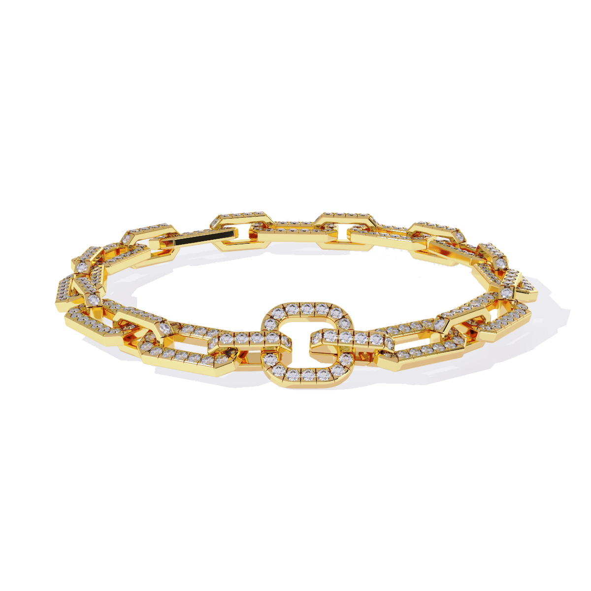 Montana diamond link bracelet