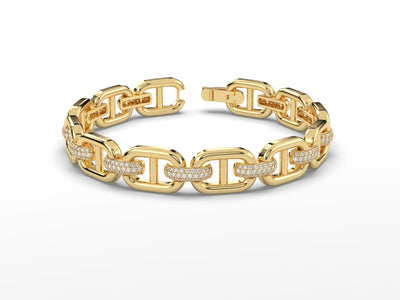 Mariner Diamond Link Bracelet