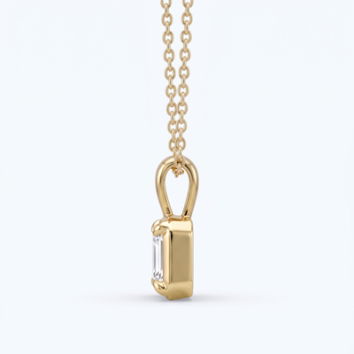 Cascade pendant side profile view