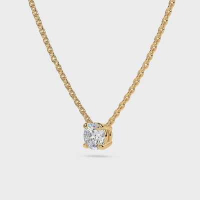 4 Claw Solitaire Pendant