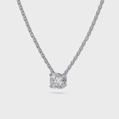 4 Claw Solitaire Pendant
