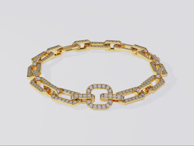 Montana diamond link bracelet