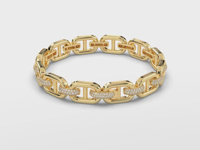 Mariner Diamond Link Bracelet