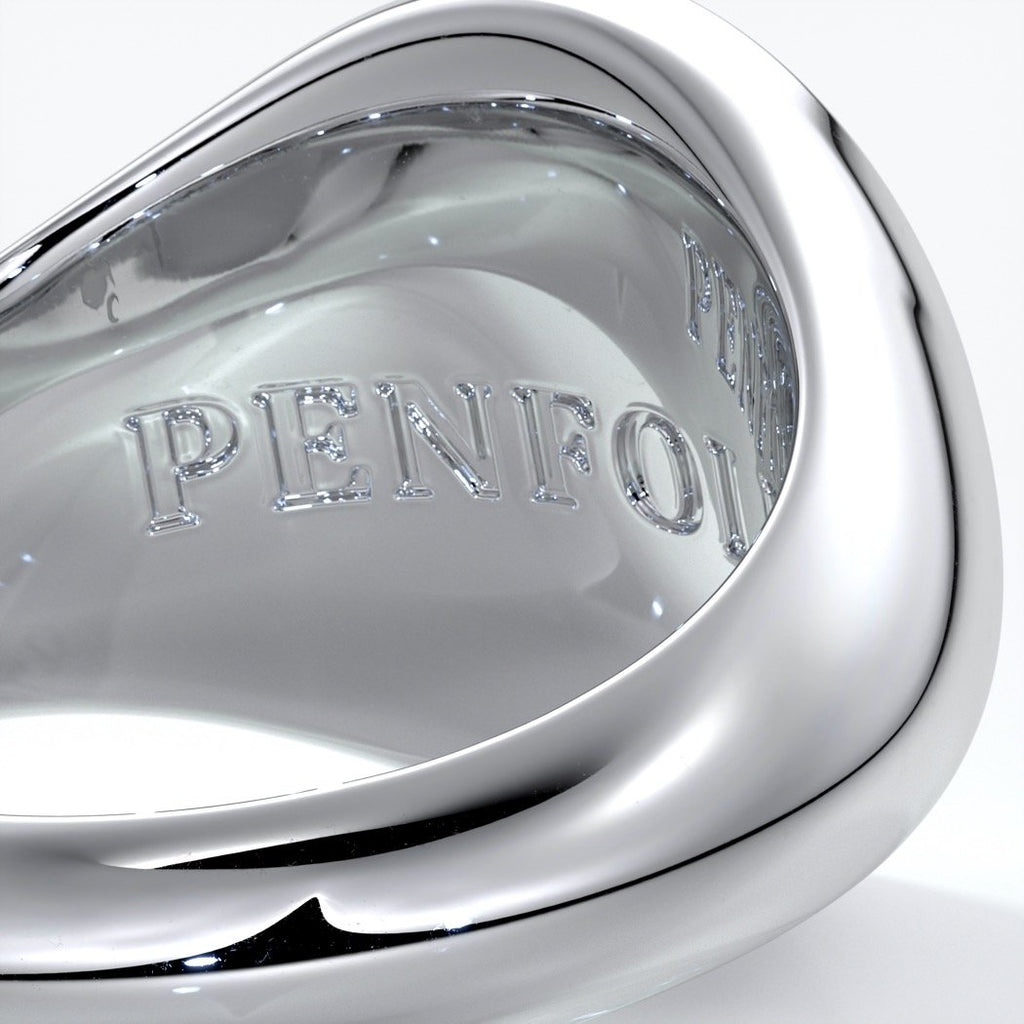 Dean Wedding rings crest ring monogram platinum